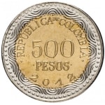500 pesos new 2012 colombia