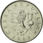 1 couronne 2 new 2008 dos czechia