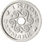 1 couronne used 1965 denmark