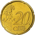 20 centimes 2 used 2002 european union