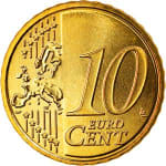 10 centimes good 1999 european union
