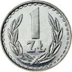 1 zloty used 1983 poland