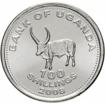 100 shillings new 2008 uganda