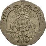 20 pence 3 used 1999 united kingdom