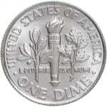 1 dime used 1995 united states