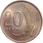 20 pesos good 1970 uruguay