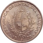 20 pesos good 1970 dos uruguay