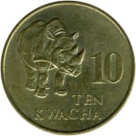10 kwacha new 1992 zambia