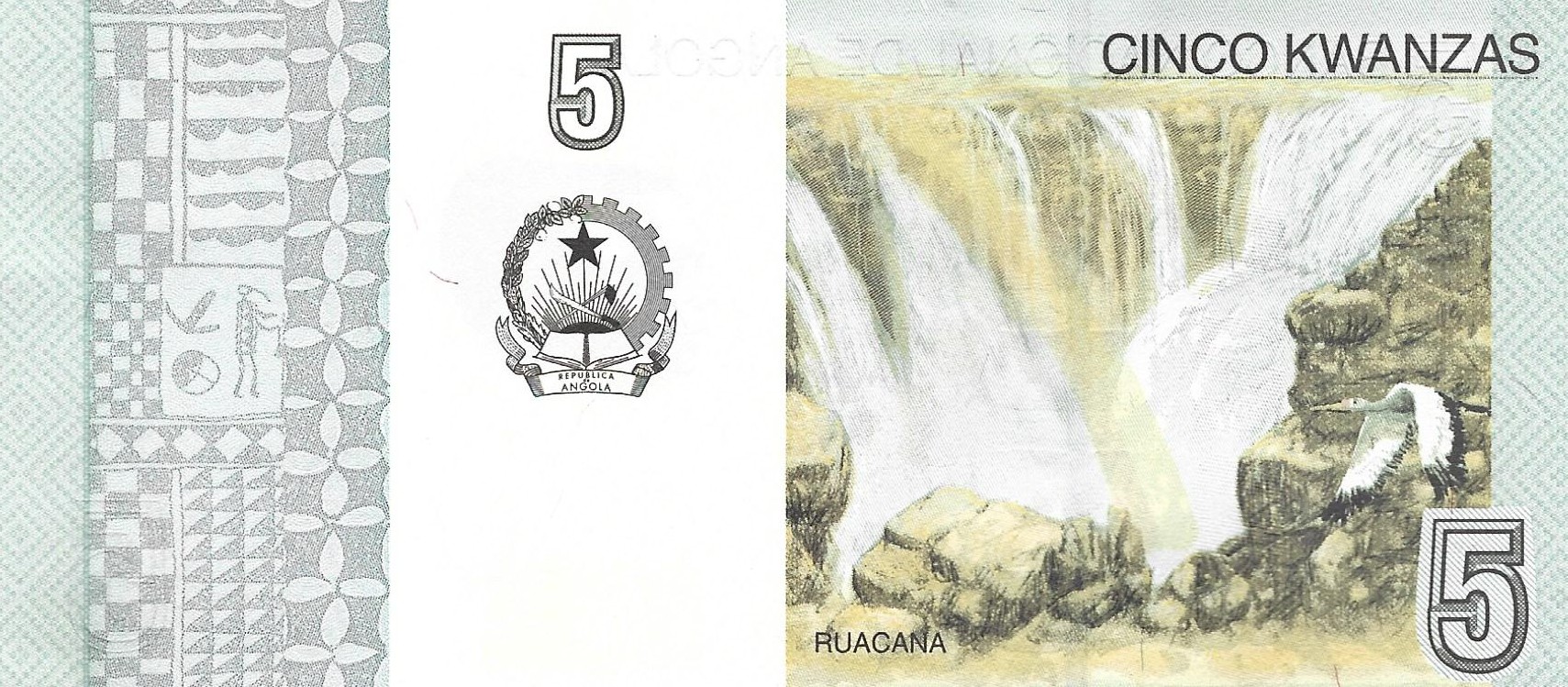 5 kwanzas new 2012 dos angola