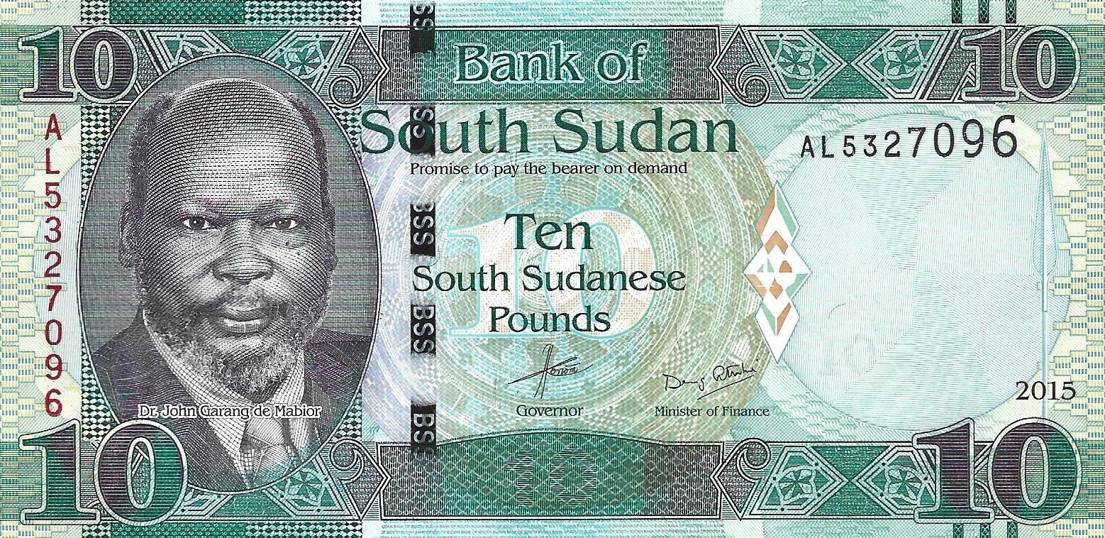 10 livres new 2015 south sudan