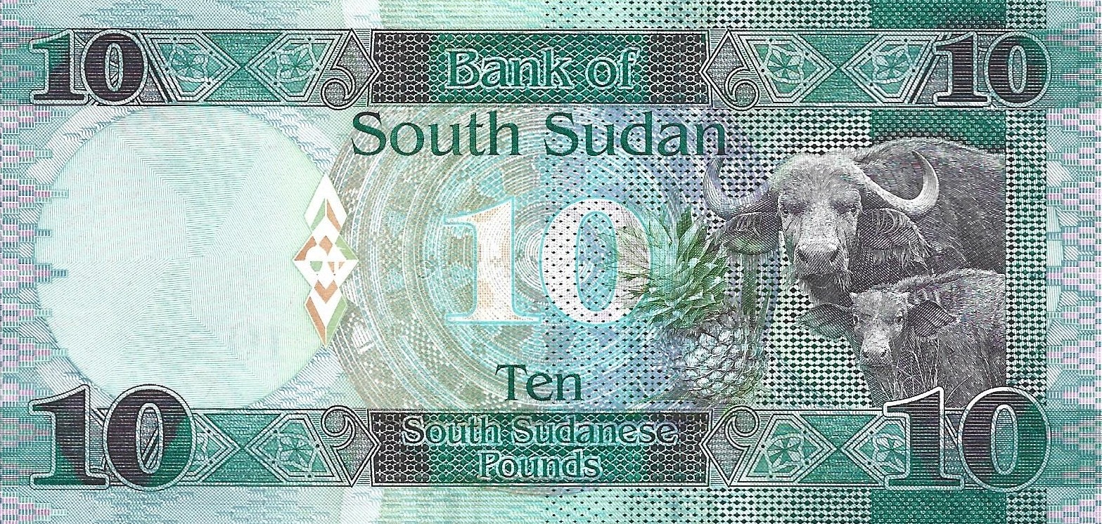10 livres new 2015 dos south sudan