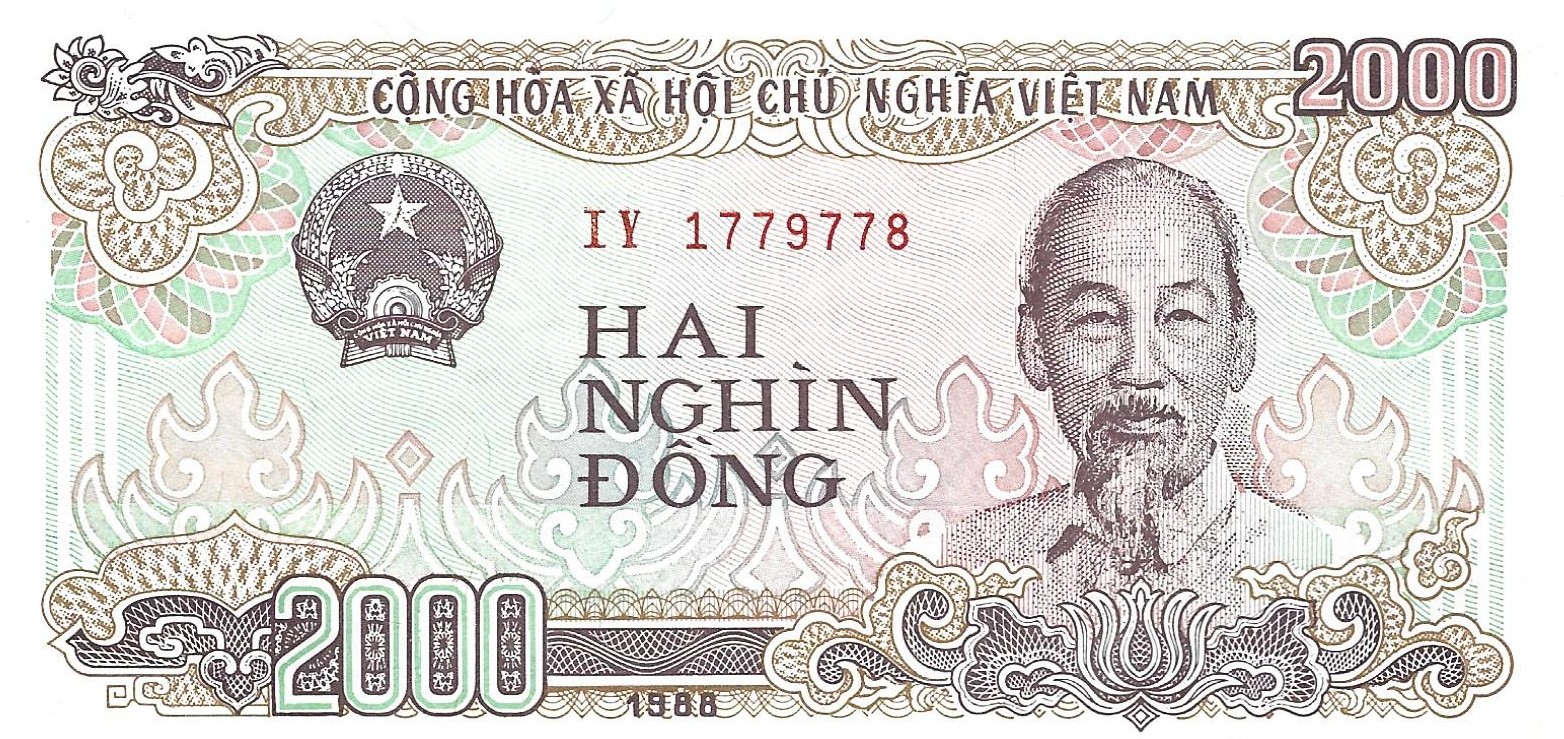 2000 dong good 1988 vietnam
