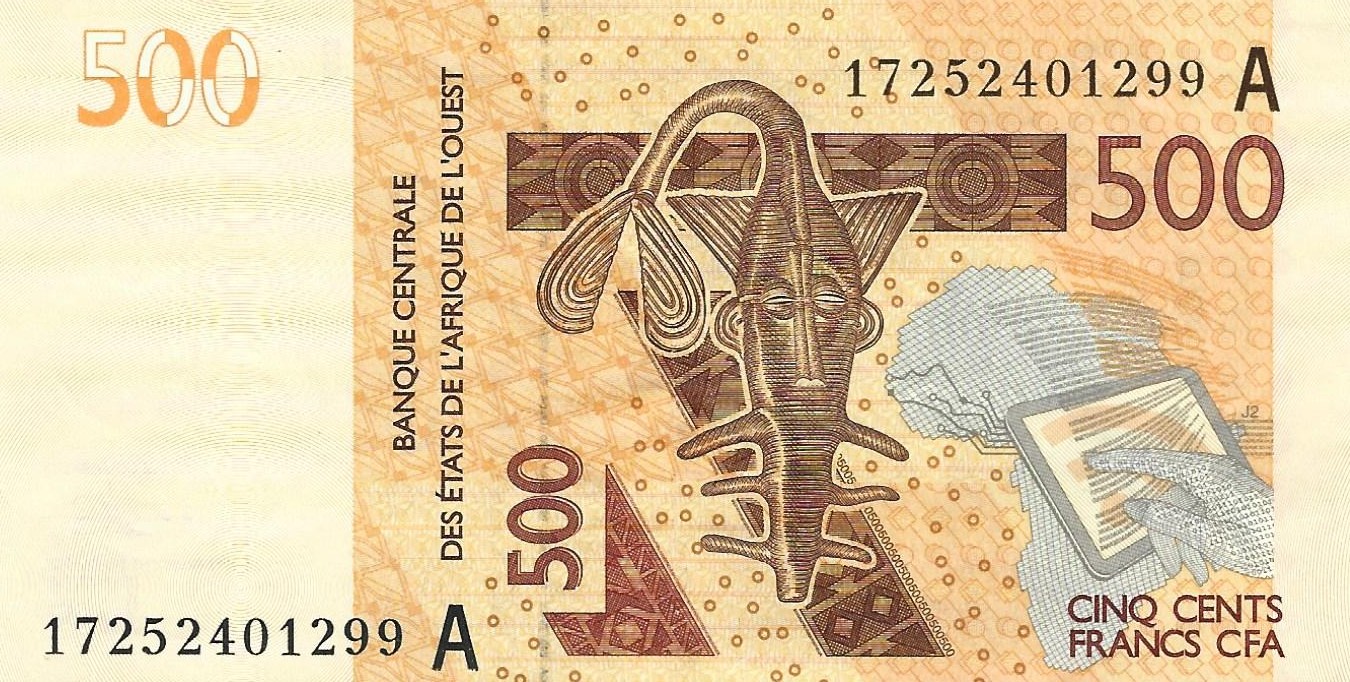500 francs new 2012 west africa