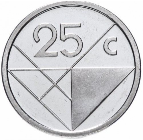 25 cents new 2012 aruba