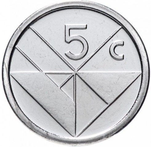 5 cents new 2012 aruba
