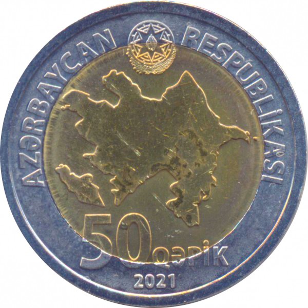 50 qepik 2 used 2021 dos azerbaidjan