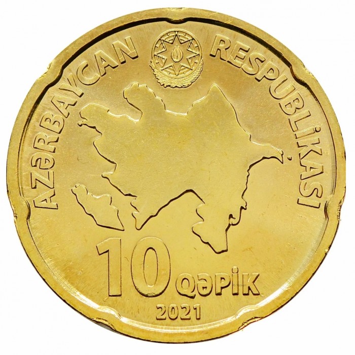 10 qepik used 2021 dos azerbaidjan