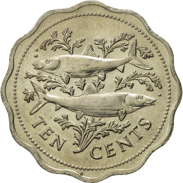 10 cents new 1982 bahamas