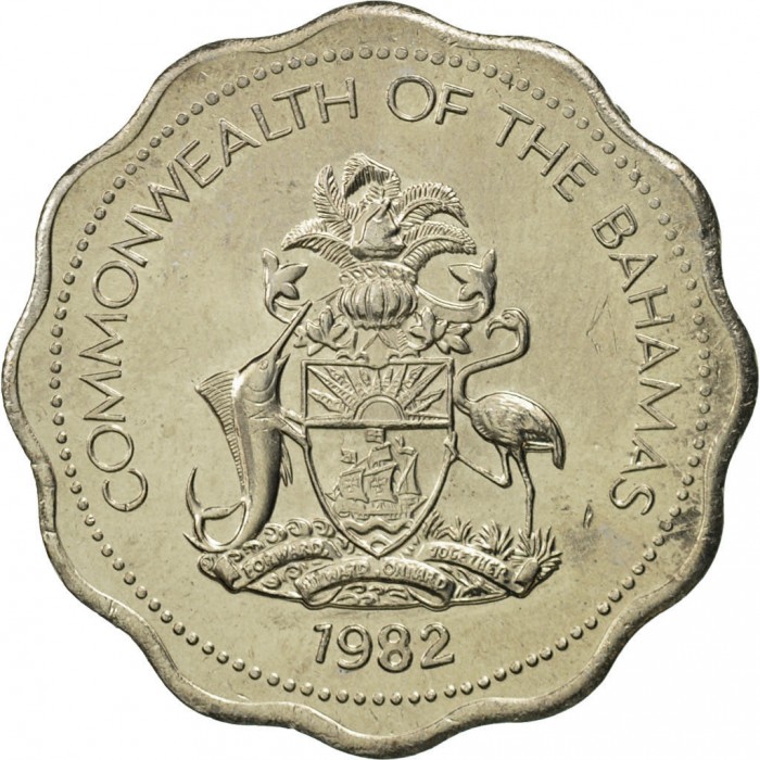 10 cents new 1982 dos bahamas