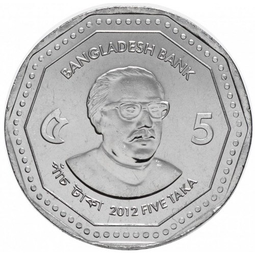 5 taka new 2012 bangladesh