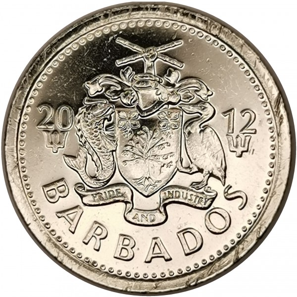 10 cents new 2012 dos barbades