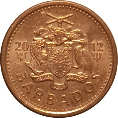 1 cent good 2012 dos barbades