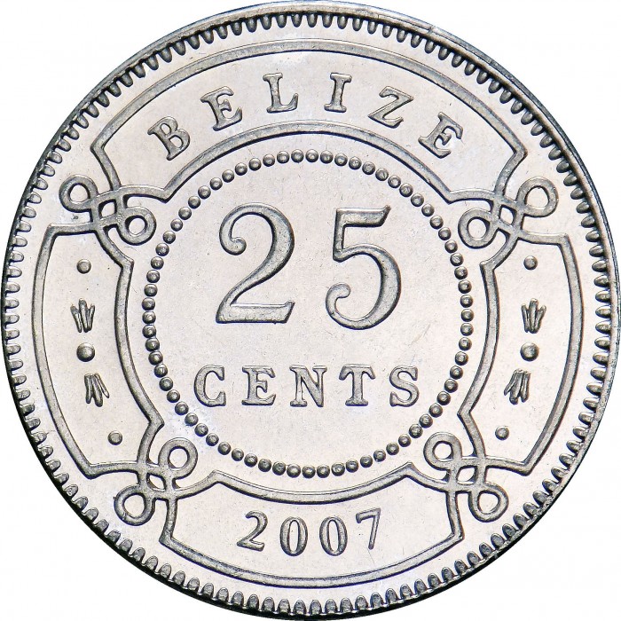 25 cents new 2007 belize