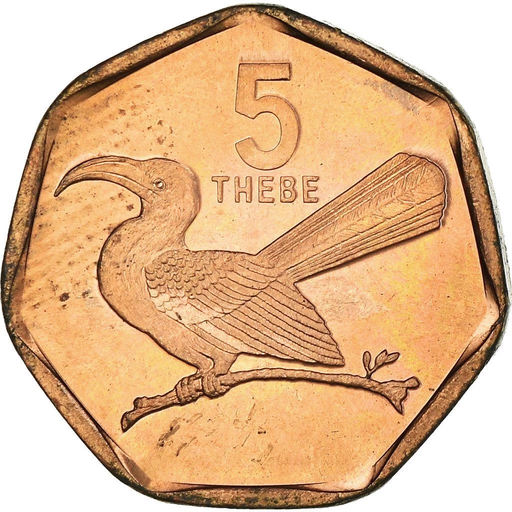 5 thebe good 1998 botswana