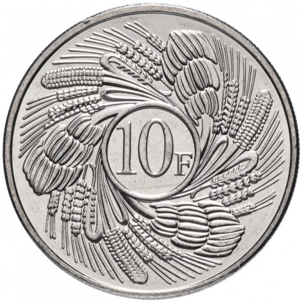 10 francs new 2011 burundi