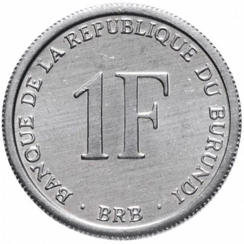 1 franc new 2003 burundi