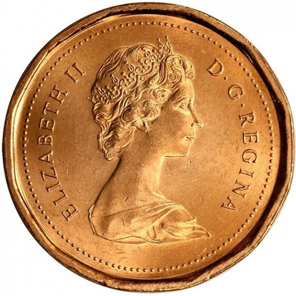 1 cent used 1986 dos canada