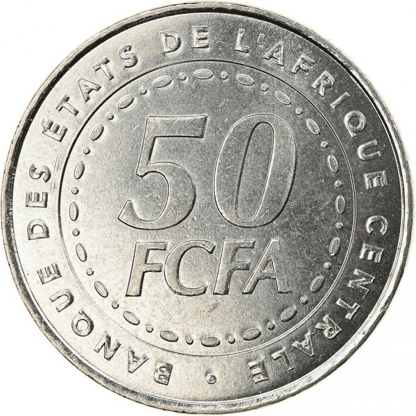 50 francs 2 new 2006 central africa