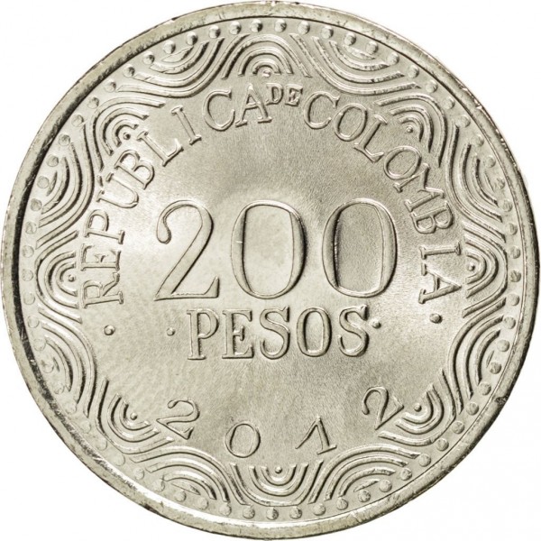 200 pesos new 2012 colombia