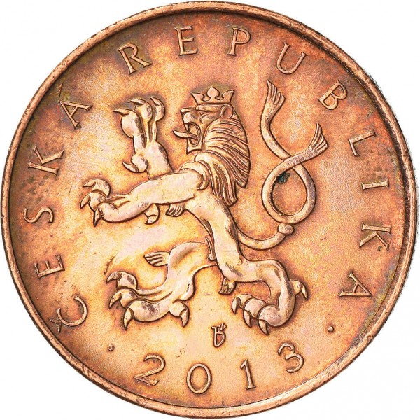 10 couronnes used 2013 dos czechia