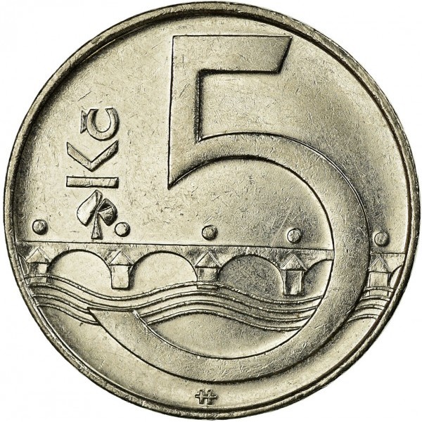 5 couronnes new 2010 czechia