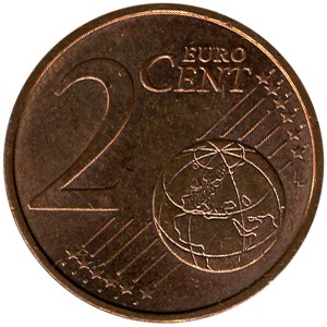 2 centimes used 2007 union europeene