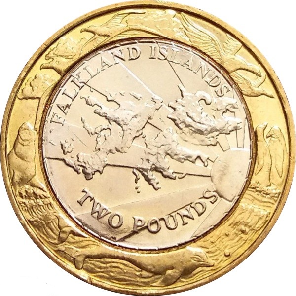 2 livres new 2004 falkland islands