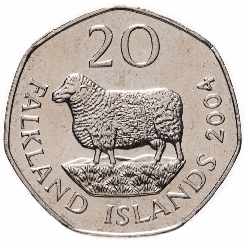 20 cents new 2004 falkland islands