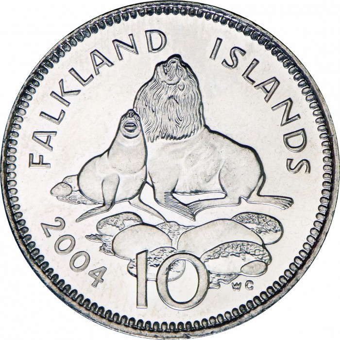 10 cents new 2004 falkland islands
