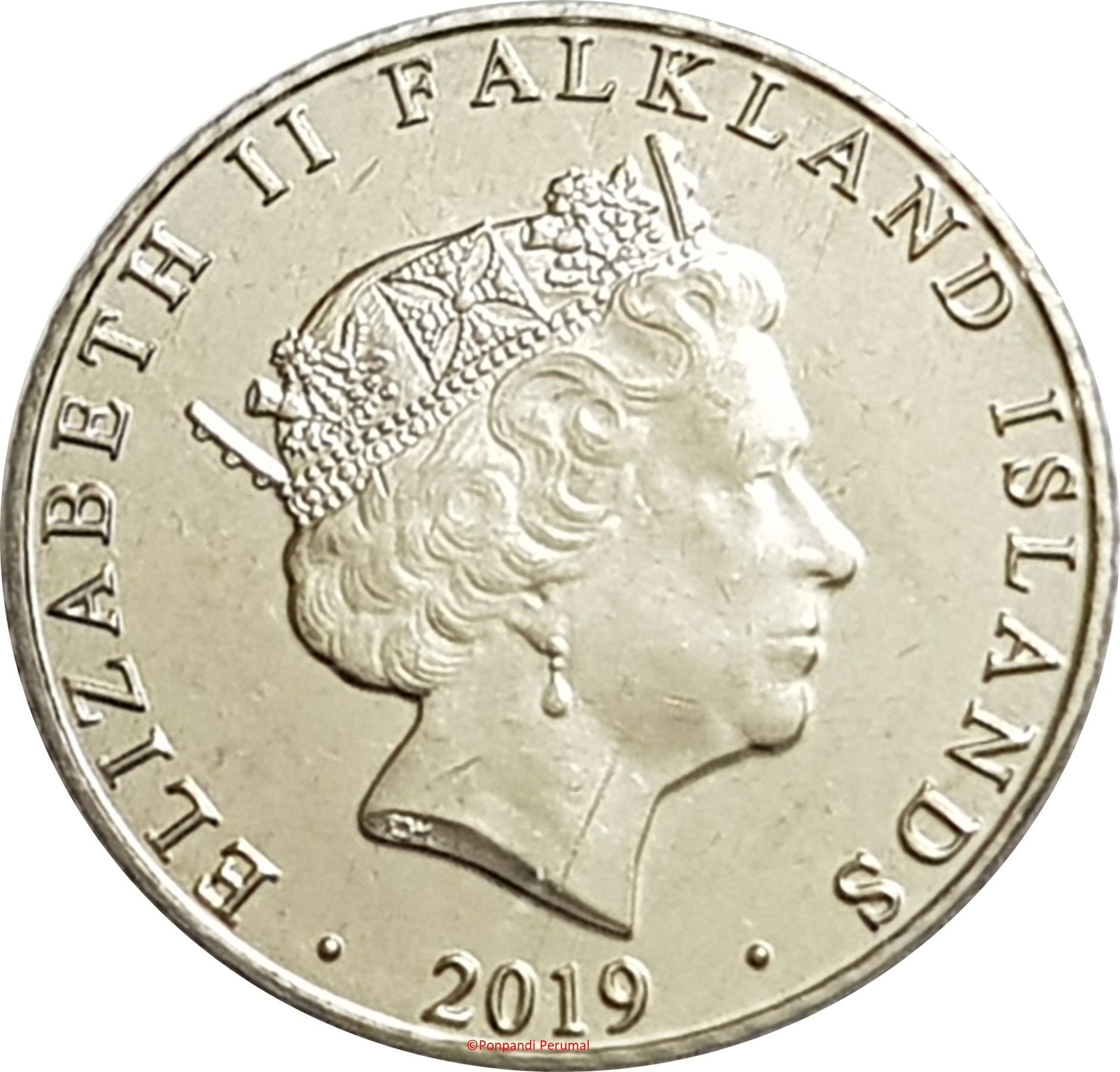 5 cents new 2019 dos falkland islands