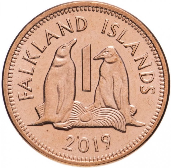 1 penny new 2019 falkland islands
