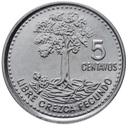 5 centavos new 2014 guatemala