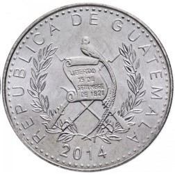 5 centavos new 2014 dos guatemala