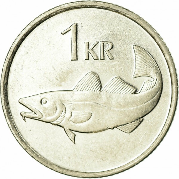 1 couronne new 2011 iceland