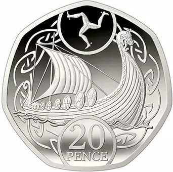 20 pence new 2010 isle of man