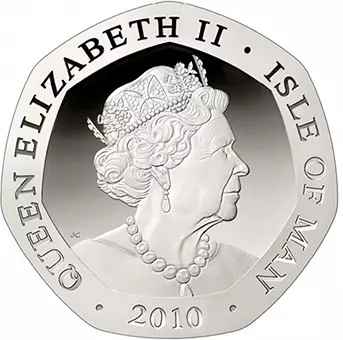 20 pence new 2010 dos isle of man