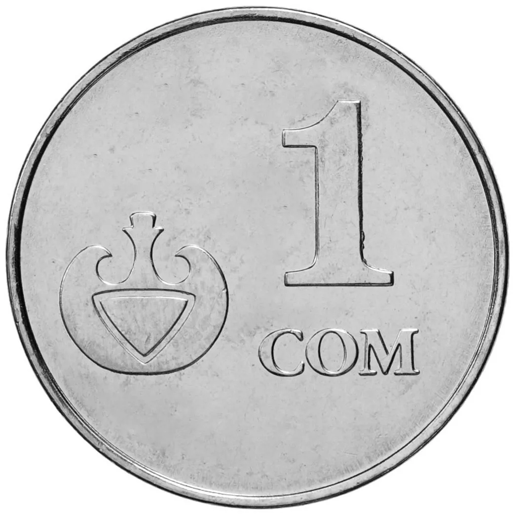 1 som new 2008 kyrgyzstan