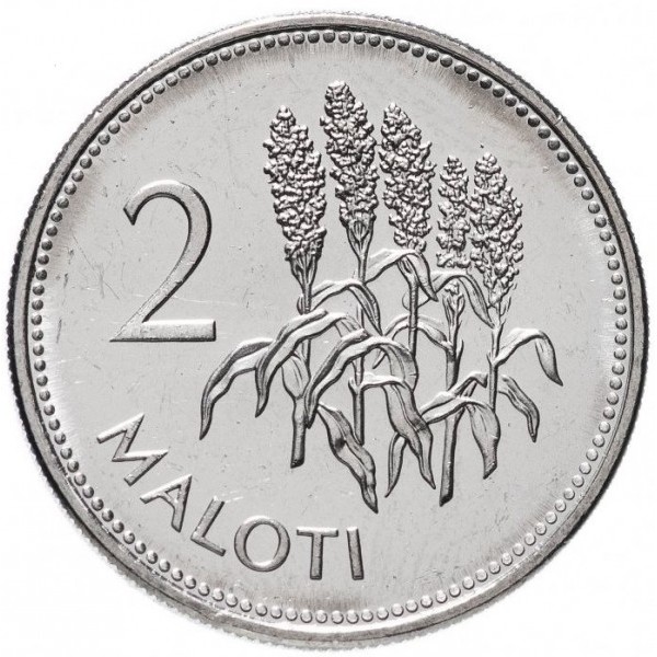2 maloti new 1998 lesotho