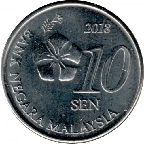 10 sen good 2001 malaisie