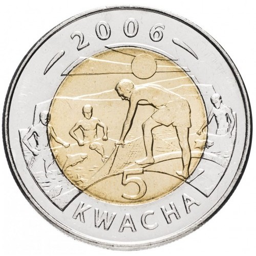 5 kwacha new 2006 malawi